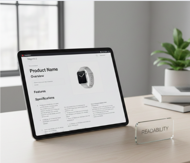 Content layout & readability UX